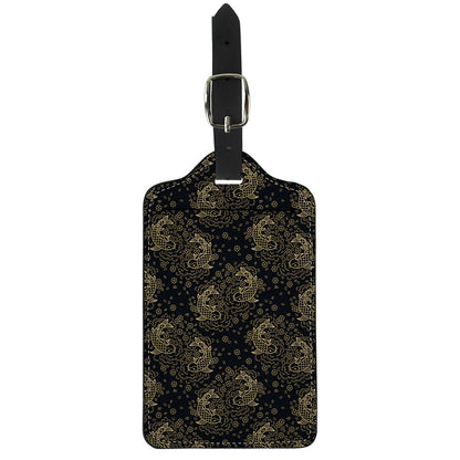 Chinese Koi Carp Pattern Print Luggage Tag