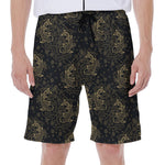 Chinese Koi Carp Pattern Print Men's Beach Shorts