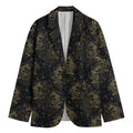 Chinese Koi Carp Pattern Print Men's Blazer