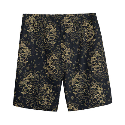 Chinese Koi Carp Pattern Print Men's Sports Shorts