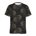 Chinese Koi Carp Pattern Print Men's Athletic T-Shirt
