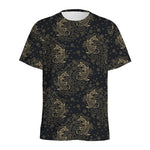 Chinese Koi Carp Pattern Print Men's Sports T-Shirt