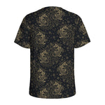 Chinese Koi Carp Pattern Print Men's Sports T-Shirt