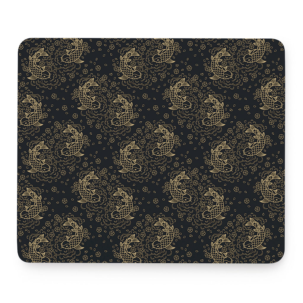Chinese Koi Carp Pattern Print Mouse Pad
