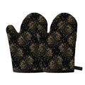 Chinese Koi Carp Pattern Print Oven Mitts