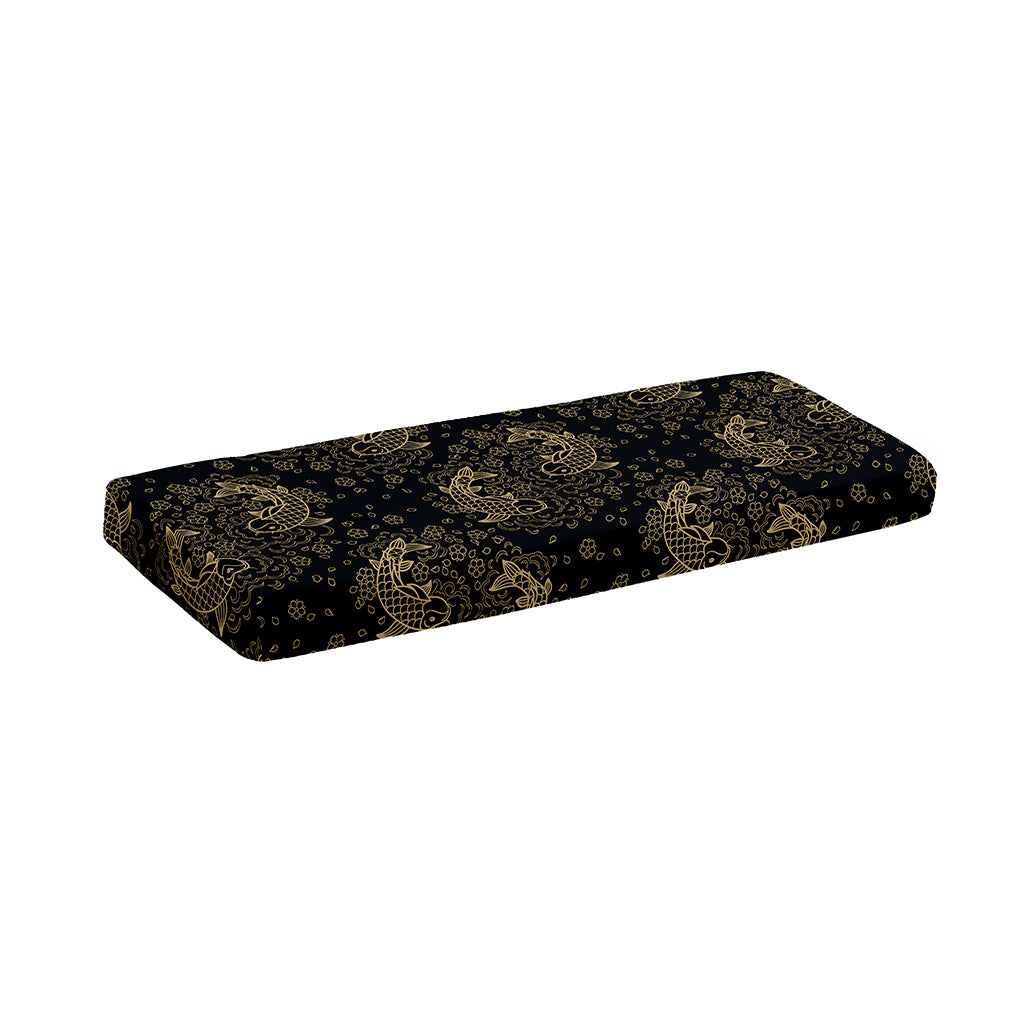 Chinese Koi Carp Pattern Print Piano Keyboard Cover