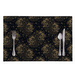 Chinese Koi Carp Pattern Print Placemat
