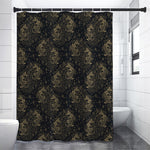 Chinese Koi Carp Pattern Print Premium Shower Curtain