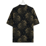 Chinese Koi Carp Pattern Print Rayon Hawaiian Shirt