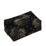 Chinese Koi Carp Pattern Print Rectangle Tissue Box Cover