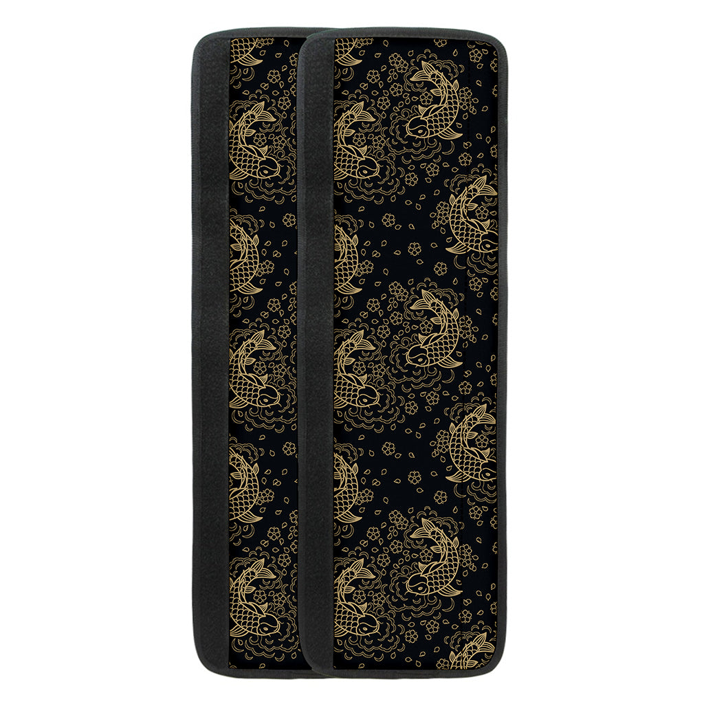 Chinese Koi Carp Pattern Print Refrigerator Handle Covers