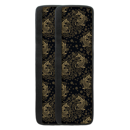Chinese Koi Carp Pattern Print Refrigerator Handle Covers