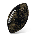 Chinese Koi Carp Pattern Print Rugby Ball