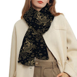Chinese Koi Carp Pattern Print Scarf