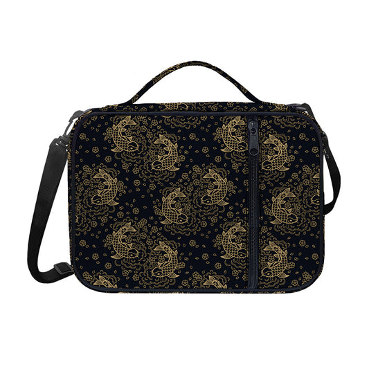 Chinese Koi Carp Pattern Print Shoulder Strap Bible Bag