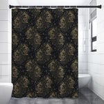 Chinese Koi Carp Pattern Print Shower Curtain