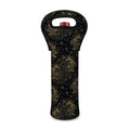 Chinese Koi Carp Pattern Print Single Neoprene Wine Tote