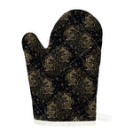 Chinese Koi Carp Pattern Print Single Oven Mitt