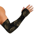 Chinese Koi Carp Pattern Print Sun Protection Arm Sleeves