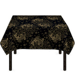 Chinese Koi Carp Pattern Print Tablecloth