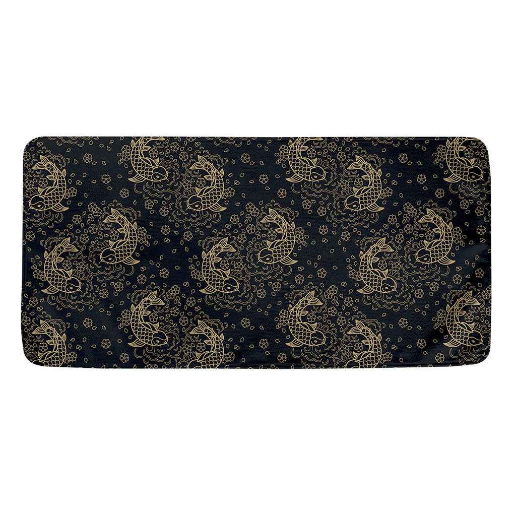 Chinese Koi Carp Pattern Print Towel