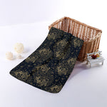 Chinese Koi Carp Pattern Print Towel