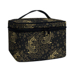 Chinese Koi Carp Pattern Print Travel Makeup Bag