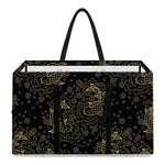 Chinese Koi Carp Pattern Print Utility Tote Bag