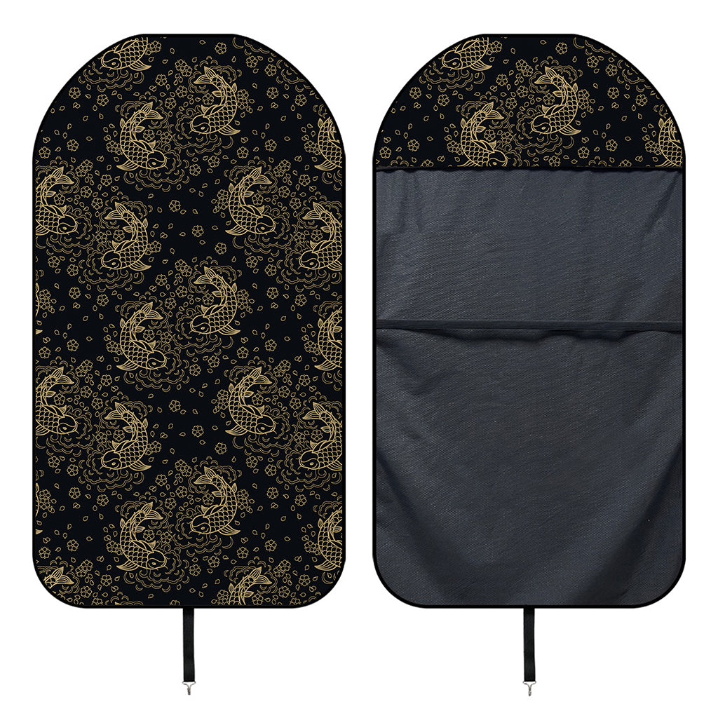 Chinese Koi Carp Pattern Print Waterproof Car Seat Cover