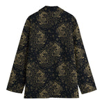 Chinese Koi Carp Pattern Print Women's Blazer