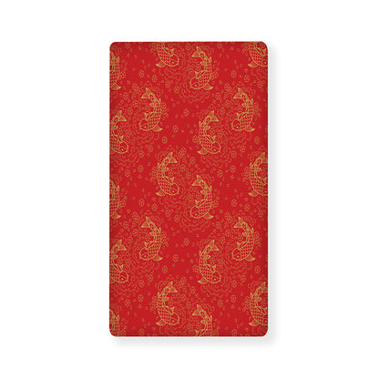 Chinese Koi Fish Pattern Print Baby Crib Sheet
