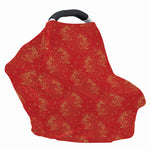 Chinese Koi Fish Pattern Print Baby Seat Cover