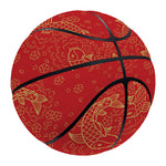 Chinese Koi Fish Pattern Print Basketball