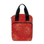 Chinese Koi Fish Pattern Print Bible Tote Bag