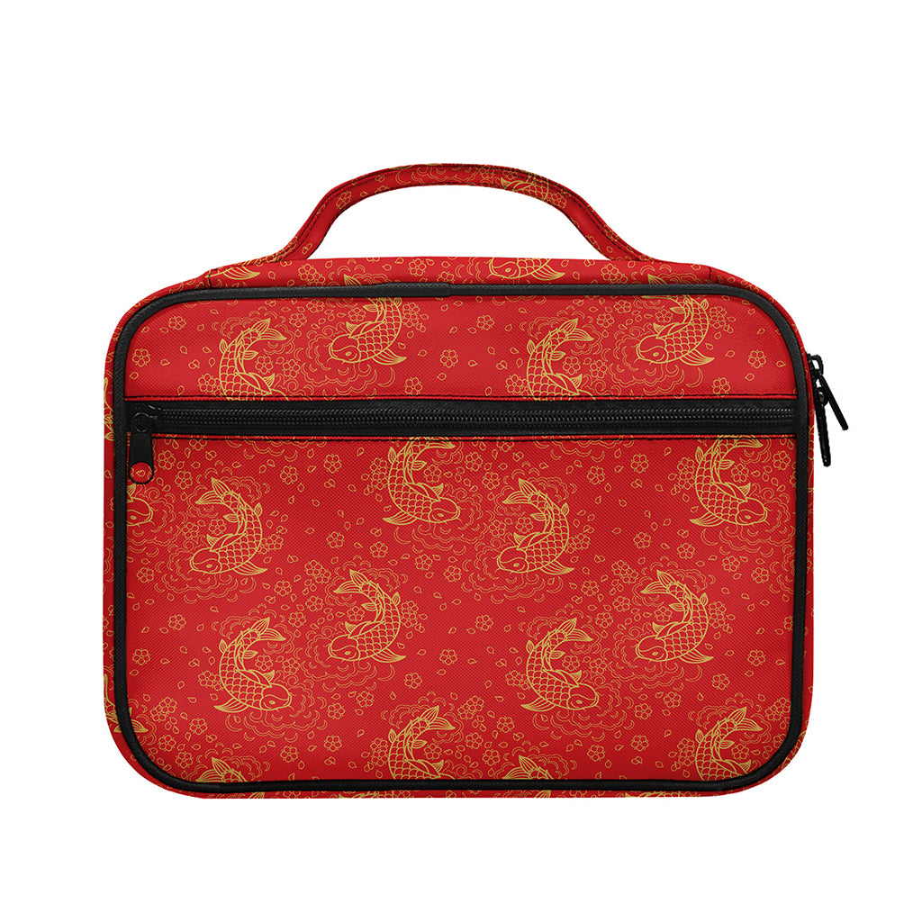 Chinese Koi Fish Pattern Print Briefcase Bible Bag