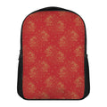 Chinese Koi Fish Pattern Print Casual Backpack