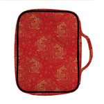 Chinese Koi Fish Pattern Print Front Pocket Bible Bag