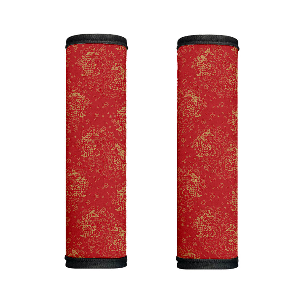 Chinese Koi Fish Pattern Print Handle Covers