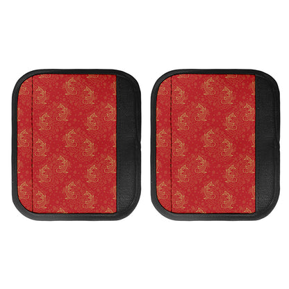 Chinese Koi Fish Pattern Print Handle Covers