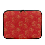 Chinese Koi Fish Pattern Print Laptop Sleeve