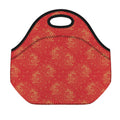 Chinese Koi Fish Pattern Print Neoprene Lunch Bag