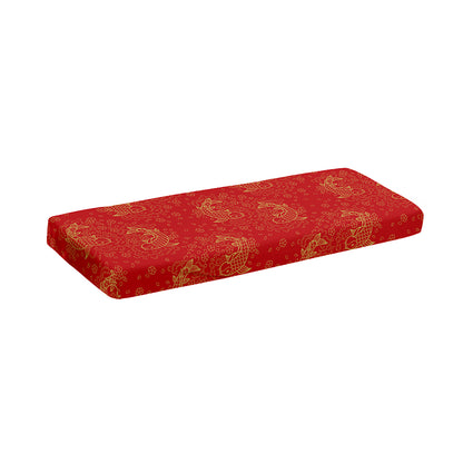 Chinese Koi Fish Pattern Print Piano Keyboard Cover