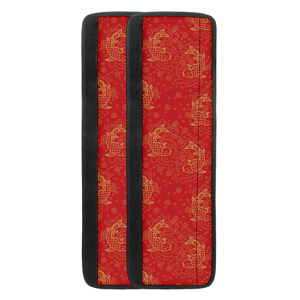 Chinese Koi Fish Pattern Print Refrigerator Handle Covers