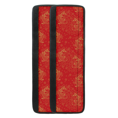 Chinese Koi Fish Pattern Print Refrigerator Handle Covers