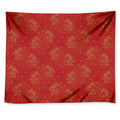 Chinese Koi Fish Pattern Print Tapestry