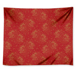 Chinese Koi Fish Pattern Print Tapestry