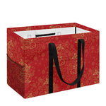 Chinese Koi Fish Pattern Print Utility Tote Bag