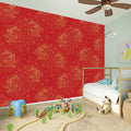 Chinese Koi Fish Pattern Print Wall Sticker