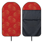 Chinese Koi Fish Pattern Print Waterproof Car Seat Cover