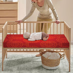 Chinese Lu Symbol Pattern Print Baby Crib Sheet
